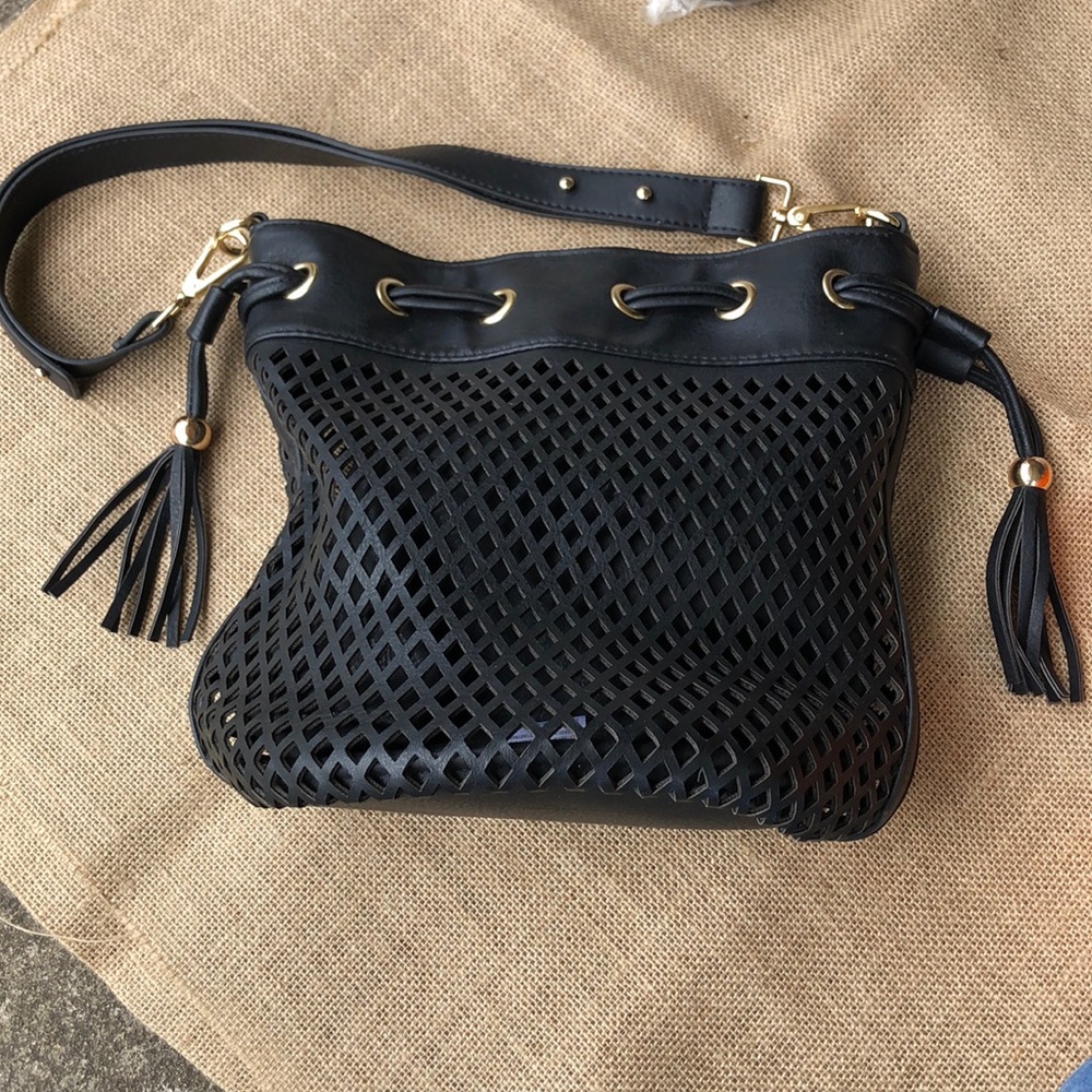 Black trendy bag
